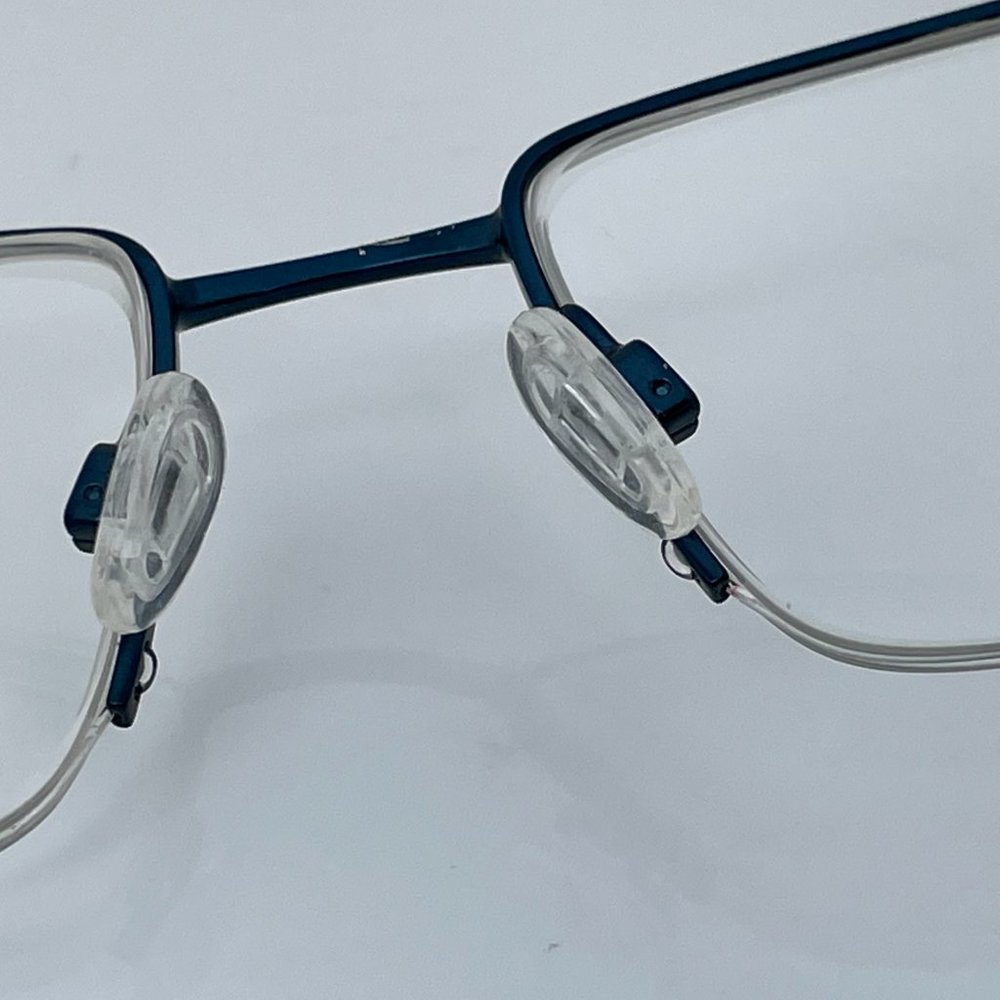 Nike Eyeglasses Frame Blue/Gray Metal Glasses Fram - Picture 12 of 16